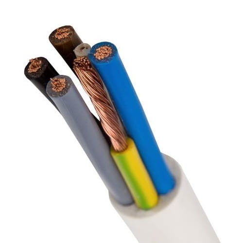 Cable OWY 5x4 300/500V H05VV-F White GPV-401-23