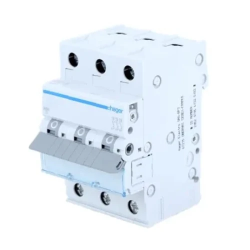 Overcurrent circuit breaker B 16A 3P 6kA MBN316E HAGER GPV-401-21