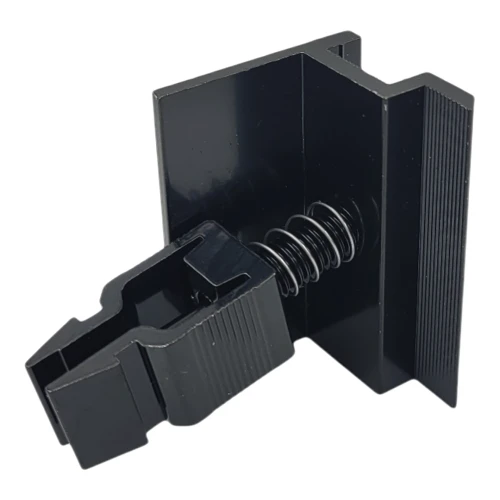 End Clamp H30 KLIK black painted L50 (type 2) PV-03-28 (2)