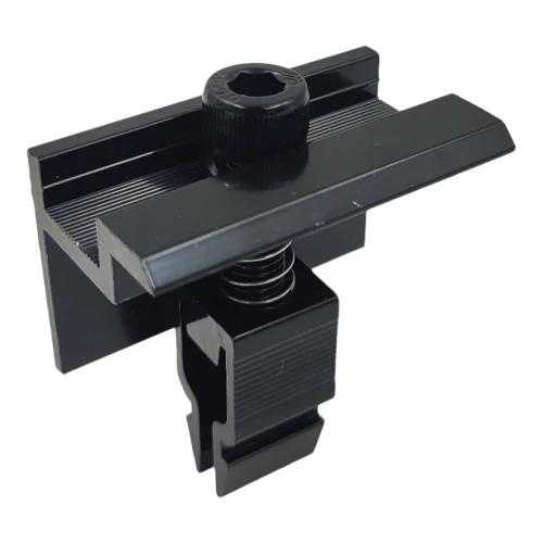 End Clamp H30 KLIK black painted L50 (type 2) PV-03-28