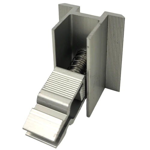 Middle Clamp KLIK silver L50 (type 2) PV-04-13 (2)