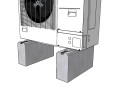 Ballast base for heat pump PP550 - set of 2 pieces GPV-600-05 (3)
