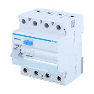 Hager Residual Current Circuit Breaker 40A 4P 30mA Type AC