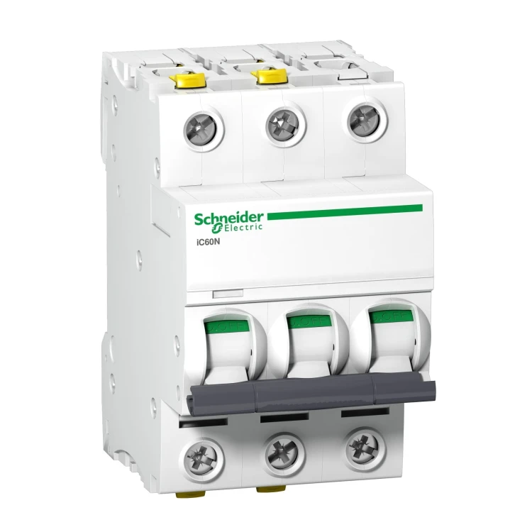 Overcurrent circuit breaker B 16A 3P 6kA iC60N-B16-3 Acti9 A9F03316 SCHNEIDER ELECTRIC GPV-401-39