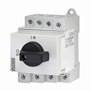 ETI PV DC Rotary Isolator Switch 4-Pole 25A 1000V