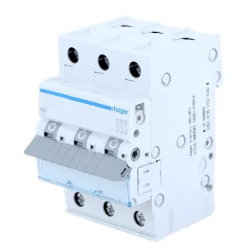 Overcurrent circuit breaker B 25A 3P 6kA MBN325E HAGER GPV-401-72