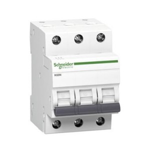 Overcurrent circuit breaker C 20A 3P 6kA K60N-C20-3 Acti9 A9K02320 SCHNEIDER ELECTRIC