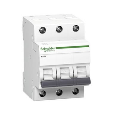 Overcurrent circuit breaker C 20A 3P 6kA K60N-C20-3 Acti9 A9K02320 SCHNEIDER ELECTRIC GPV-401-76
