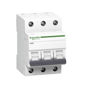 Overcurrent circuit breaker B 20A 3P 6kA K60N-B20-3 Acti9 A9K01320 SCHNEIDER ELECTRIC