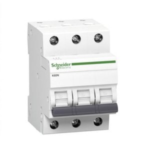 Overcurrent circuit breaker C 25A 3P 6kA K60N-C25-3 Acti9 A9K02325 SCHNEIDER ELECTRIC
