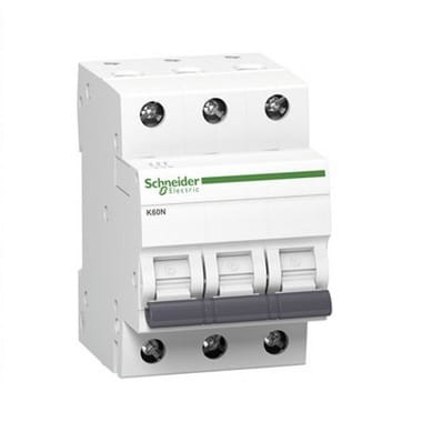 Overcurrent circuit breaker C 25A 3P 6kA K60N-C25-3 Acti9 A9K02325 SCHNEIDER ELECTRIC GPV-401-92