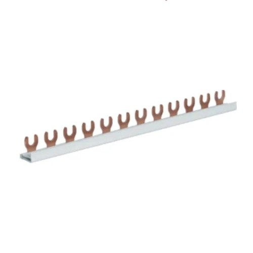 Busbar 1 pole 12 modules 10mm², KDN163A fork type Hager GPV-401-94