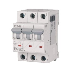 Overcurrent circuit breaker C 25A 3P 6kA HN-C25/3 xPole Home 194893 EATON