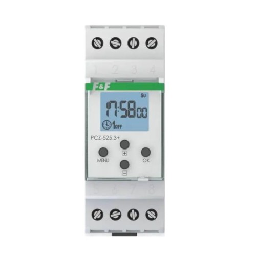 Programmable astronomical timer with night break, 1-channel PCZ-525.3 F&F FILIPOWSKI GPV-401-108