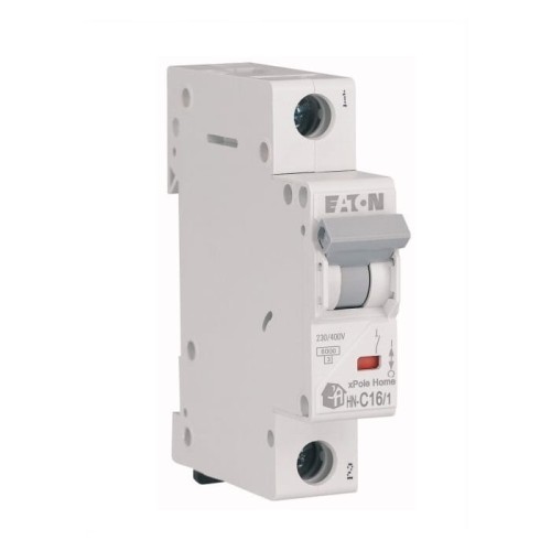 Overcurrent circuit breaker C 16A 1P 6kA HN-C16/1 xPole Home 194831 EATON GPV-401-115