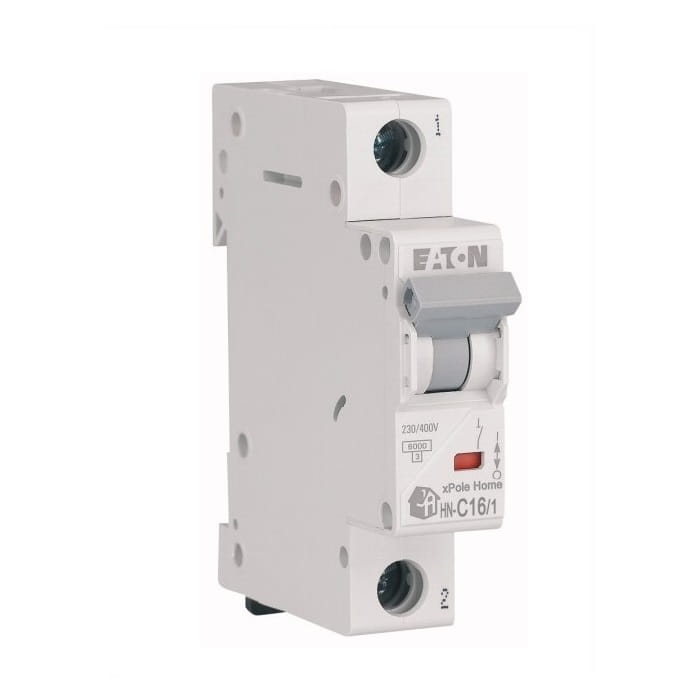 Overcurrent circuit breaker C 16A 1P 6kA HN-C16/1 xPole Home 194831 EATON GPV-401-115