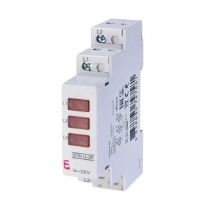 Indicator light 3 triple SON H-3R voltage presence indicator 002471552 ETI
