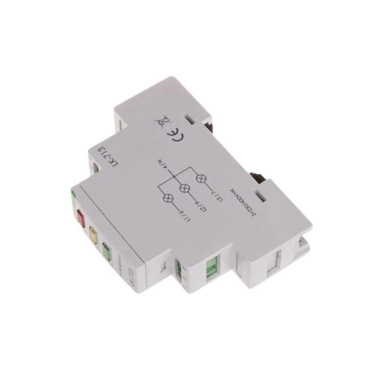 Control indicator light 3×230V+N 3xLED green LK-713 G F&F FILIPOWSKI GPV-401-121 (3)