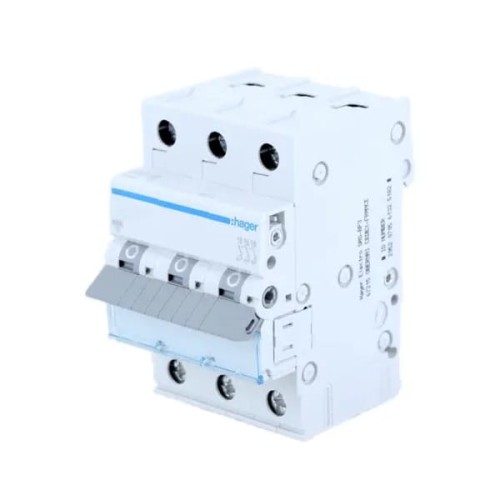 Overcurrent circuit breaker C 40A 3P 6kA MCN340E HAGER GPV-401-128