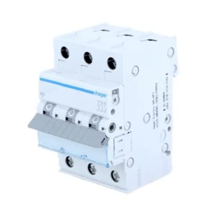 Overcurrent circuit breaker C 63A 3P 6kA MCN363E HAGER