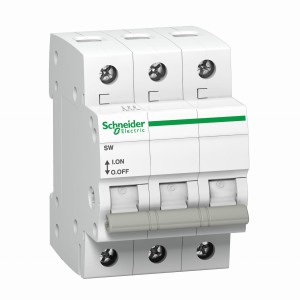 Isolator switch 3-phase 3P 63A 500V AC K60 SW-63-3 Acti9 A9S62363 SCHNEIDER ELECTRIC