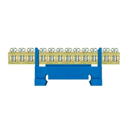 Protective terminal strip blue LZ 12 / N 12x16mm² mounting TH35 E.4024 PAWBOL GPV-401-145