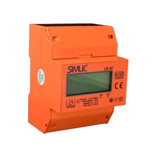 Electricity meter 3-phase 100A SIMLIC LCD-3F/4M 85402010 SIMET GPV-401-149