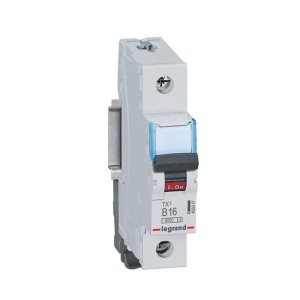 Overcurrent circuit breaker B 16A 1P 6kA S 301 TX3 403357 LEGRAND