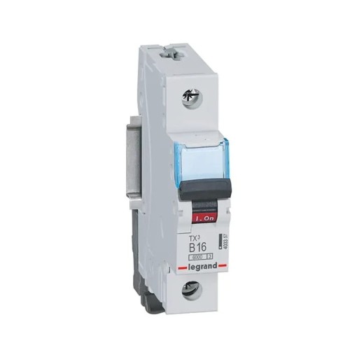 Overcurrent circuit breaker B 16A 1P 6kA S 301 TX3 403357 LEGRAND GPV-401-152