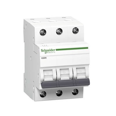 Overcurrent circuit breaker B 25A 3P 6kA K60N-B25-3 Acti9 A9K01325 SCHNEIDER ELECTRIC GPV-401-153