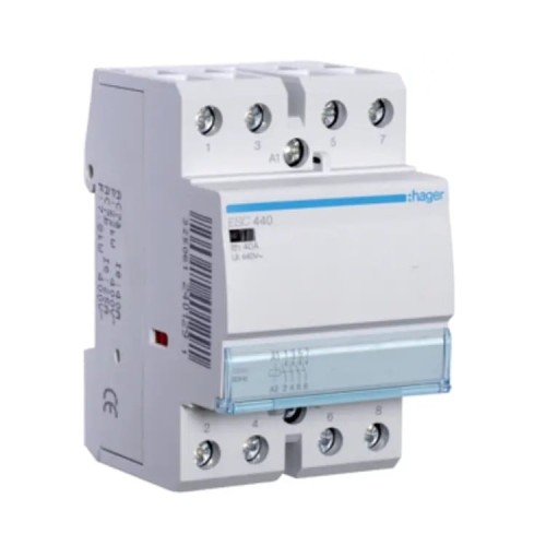 Modular contactor 230V AC 4NO 40A ESC440 HAGER GPV-401-159