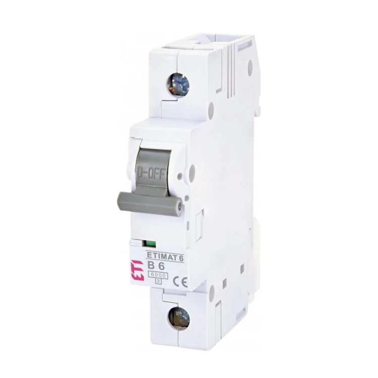 Overcurrent circuit breaker B 6A 1P 6kA ETIMAT6 002111512 ETI GPV-401-160