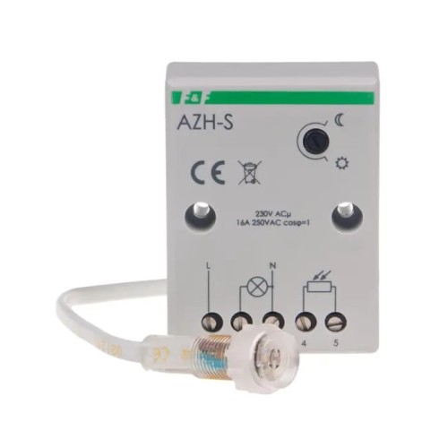 Twilight switch 16A 230V 2-1000 lux IP20/65 AZH-S F&F FILIPOWSKI GPV-401-181
