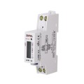 Electricity meter single-phase LCD 50A 1-module type: LEM-02 ZAMEL GPV-401-184 (3)