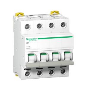 Isolator switch 3-phase 4P 100A 415V AC iSW-100-4 Acti9 A9S65491 SCHNEIDER ELECTRIC