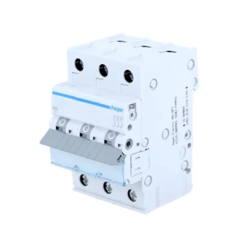 Overcurrent circuit breaker B 6A 3P 6kA MBN306E HAGER GPV-401-194