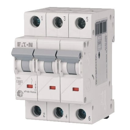 Eaton Overcurrent circuit breaker C 40A 3P 6kA HN-C40/3 xPole Home GPV-401-213