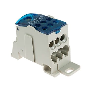 ELEKTRO-PLAST Distribution block 1-pole 125A TH35 blue UKK-125 GPV-401-214