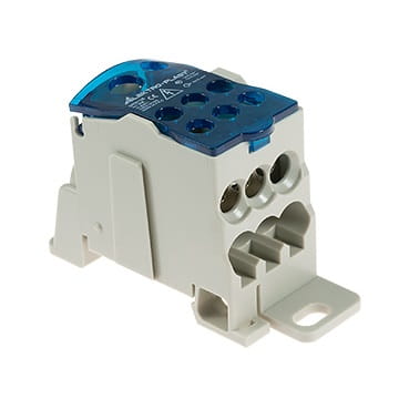 ELEKTRO-PLAST Distribution block 1-pole 125A TH35 blue UKK-125 GPV-401-214