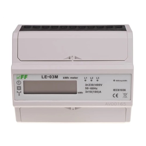 F&F FILIPOWSKI Energy meter 3-phase 100A LE-03M GPV-401-215