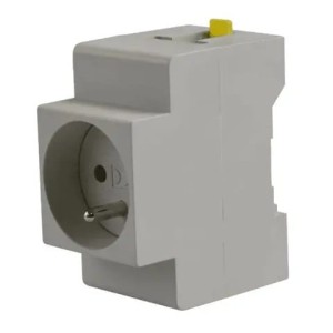 Pawbol Socket with grounding for TH rail M.06-16A/250V