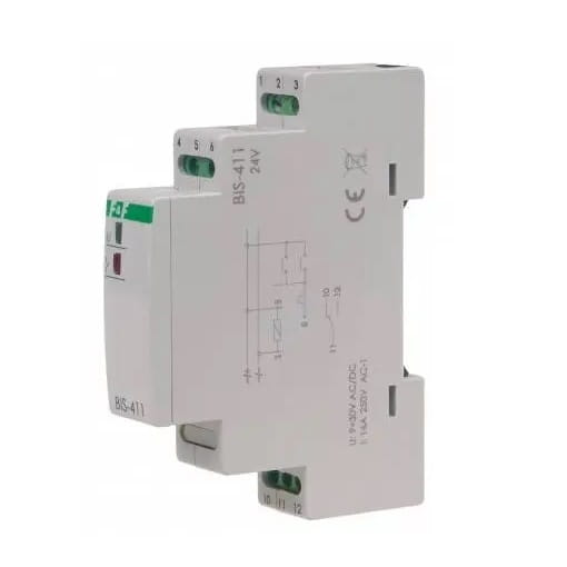 F&F Filipowski Bistable relay for rail 16A BIS-411-24V GPV-401-222