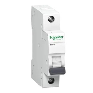 Schneider Electric Overcurrent circuit breaker 6kA K60N-C10-1 Acti9