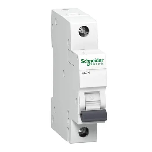 Schneider Electric Overcurrent circuit breaker 6kA K60N-C10-1 Acti9 GPV-401-223