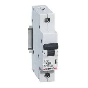 Legrand Overcurrent circuit breaker B 10A 1P 6kA RX3