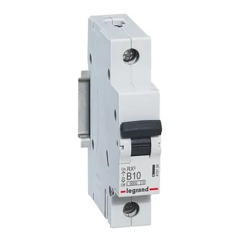 Legrand Overcurrent circuit breaker B 10A 1P 6kA RX3 GPV-401-229