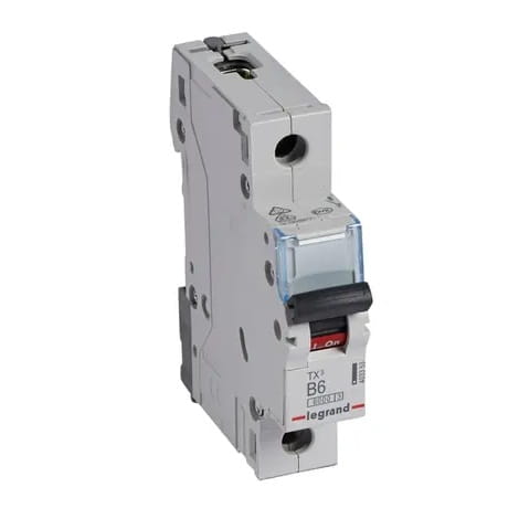 Legrand Overcurrent circuit breaker B 6A 1P 6kA S 301 TX3 GPV-401-234