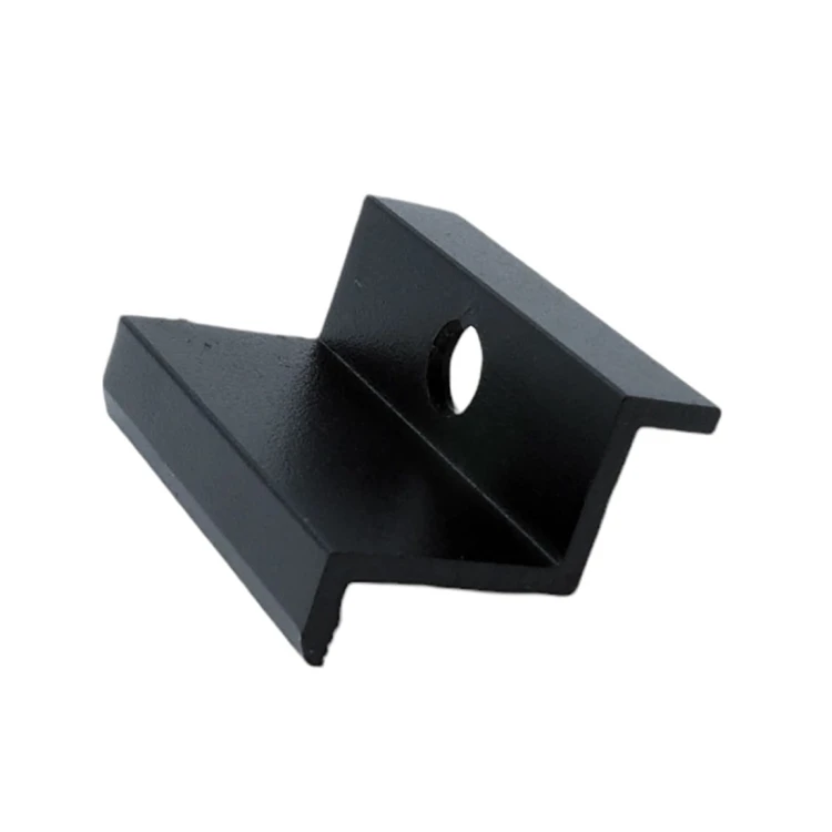 End clamp H30 Aluminium 6060 Hole M8 painted PV-03-30