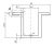 Middle clamp H24 Aluminium 6060 Hole M8 Painted PV-04-15 (3)