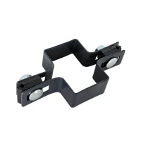 Intermediate fence panel clamp 40x60mm anthracite grey RAL 7016